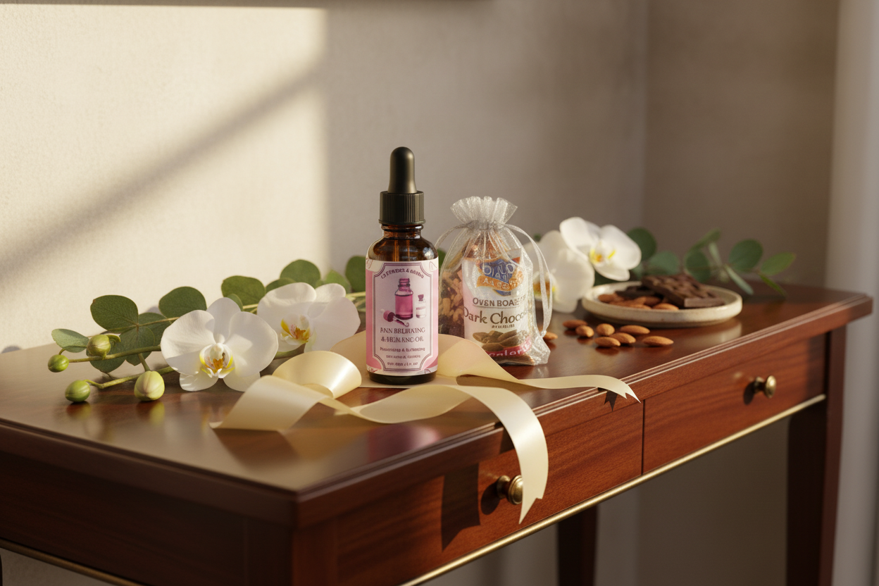 Elegant Gift Display - Wellness Gift Set